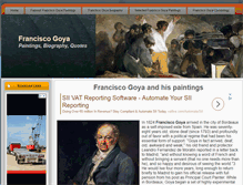 Tablet Screenshot of franciscogoya.com